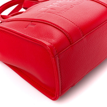 Marc Jacobs Grained Calfskin Small The Tote Bag Red 11 of 12