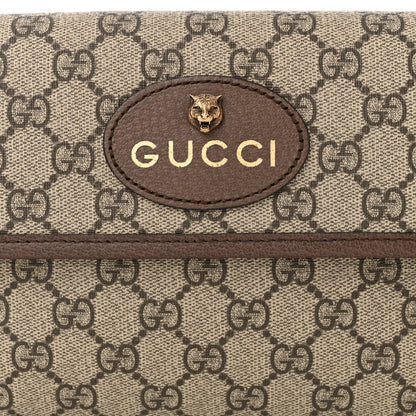 Gucci GG Supreme Monogram Neo Vintage Web Belt Bag Brown 8 of 10