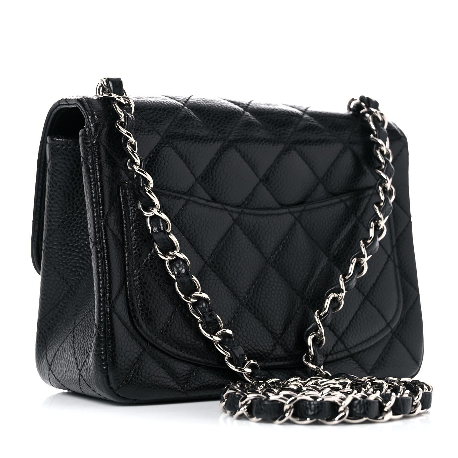 Chanel Caviar Quilted Mini Square Flap Black 3 of 14