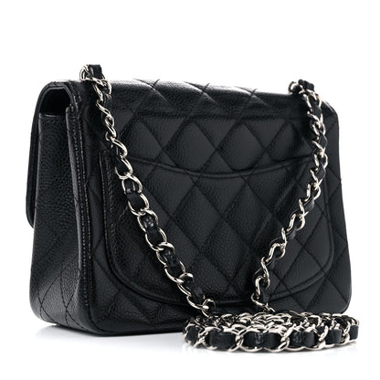 Chanel Caviar Quilted Mini Square Flap Black 3 of 14