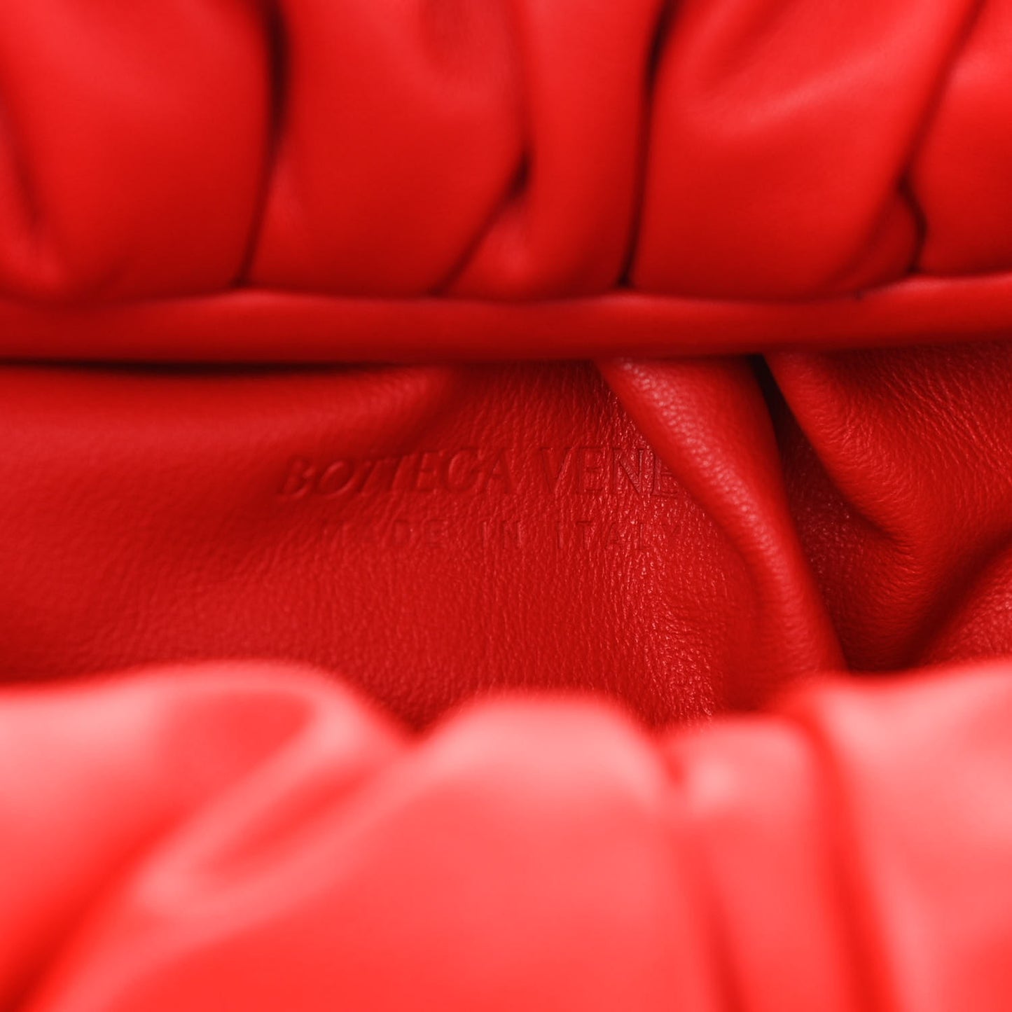 Smooth Butter Calfskin Small The Shoulder Pouch Red
