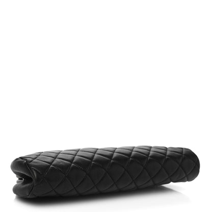 Chanel Lambskin Quilted Timeless Clutch Black 4 of 12