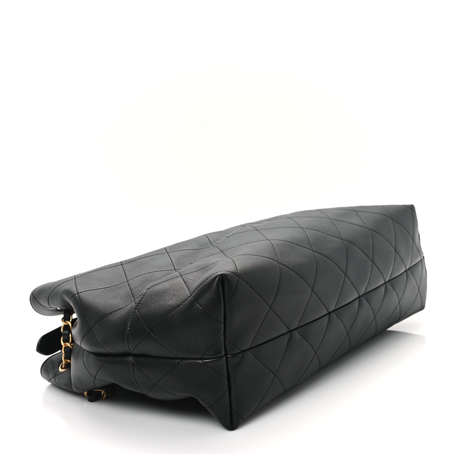 Chanel Calfskin Stitched Large Shopping Bag Black 3 of 10