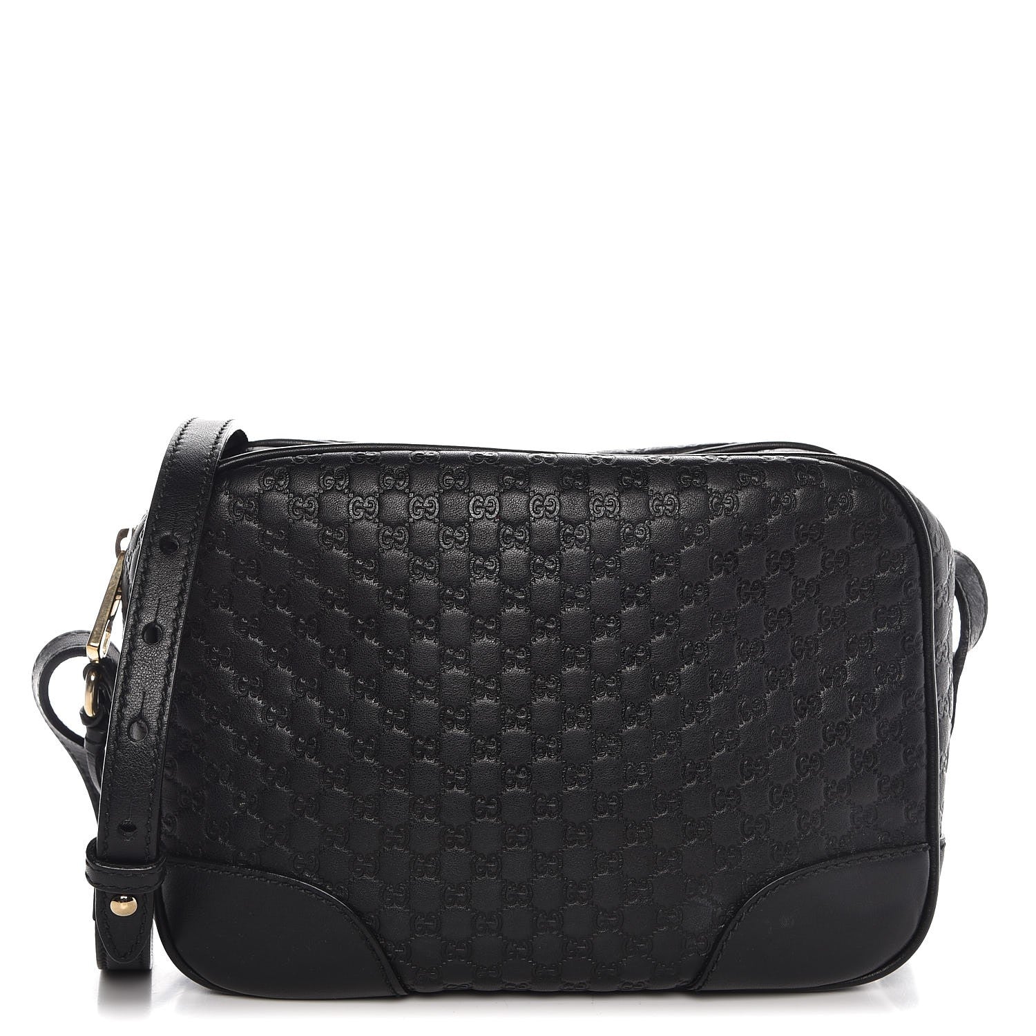 Gucci Microguccissima Mini Bree Messenger Bag Black 1 of 9
