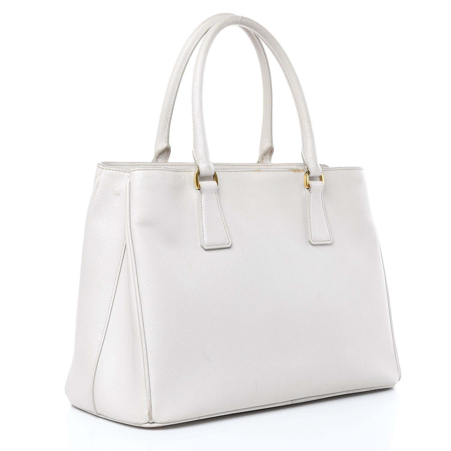 Prada Saffiano Lux Medium Tote Talco 3 of 20