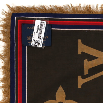 Louis Vuitton Cotton Monogram Bliss Stole Brown 3 of 3