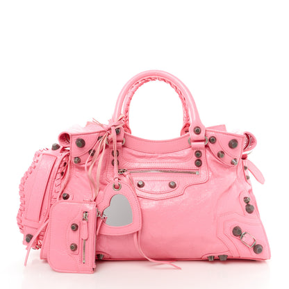 Balenciaga Agneau Arena Neo Cagole City Handbag Sweet Pink 3 of 11