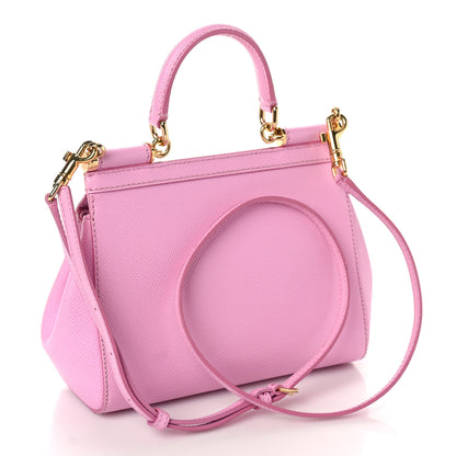 Dolce & Gabbana Dauphine Small Miss Sicily Satchel Pink 3 of 8