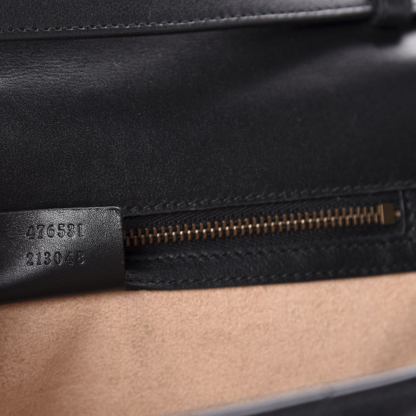 Calfskin Bamboo Trapuntata Queen Margaret Top Handle Bag Black