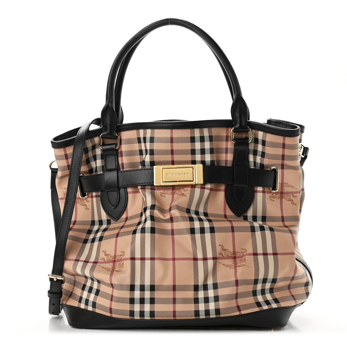 Haymarket Check Medium Golderton Tote Black