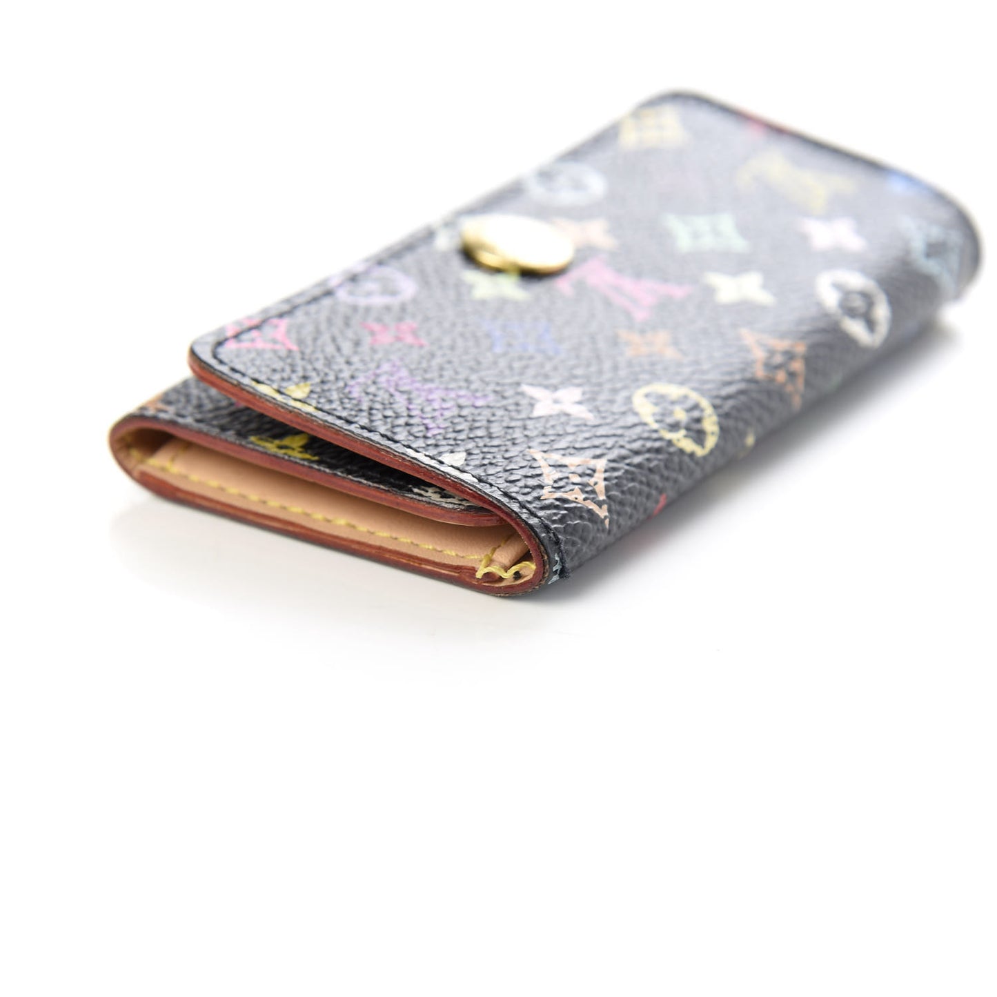 Monogram Multicolor Multicles 4 Key Holder Black