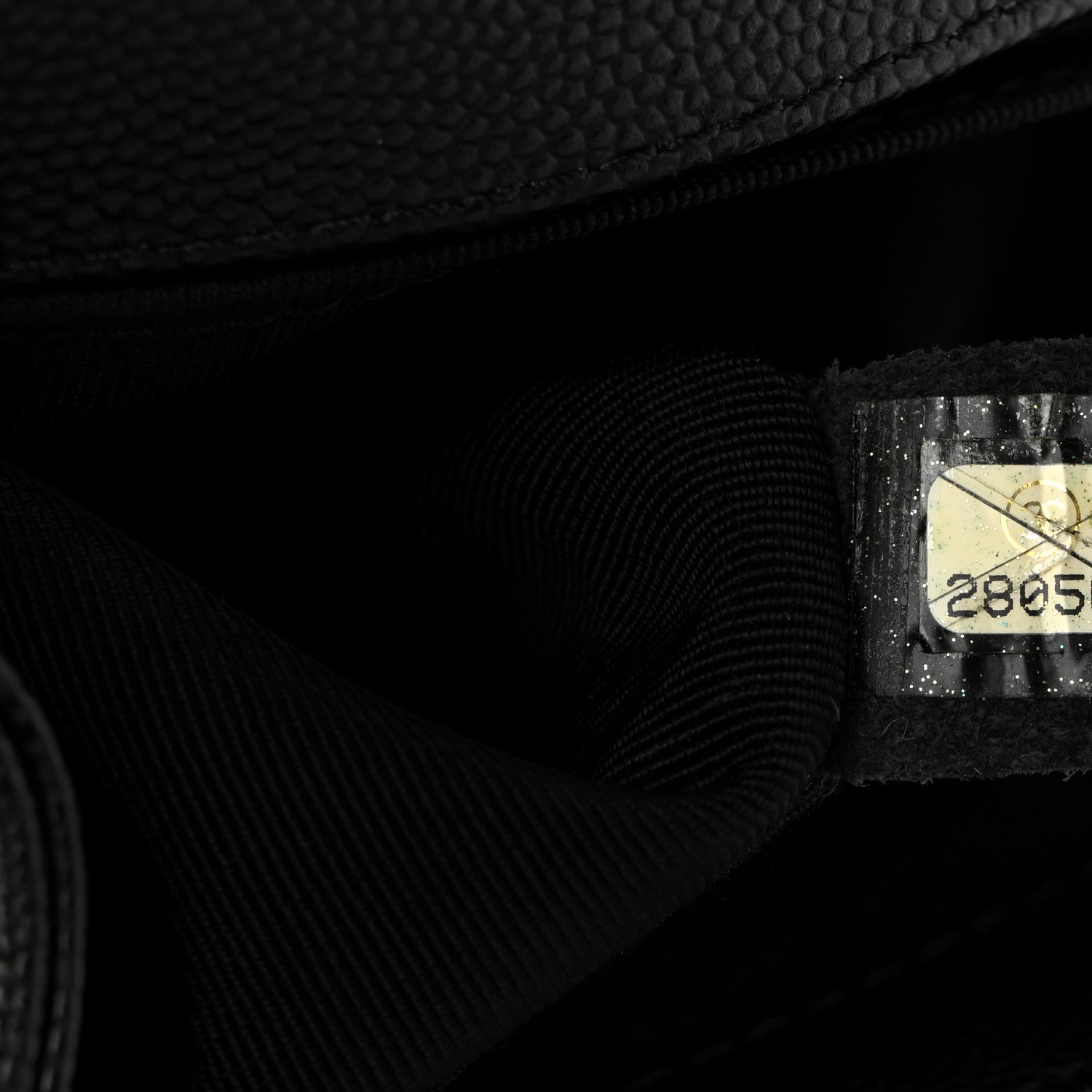 Chanel Caviar Quilted Medium Boy Flap Black 7 of 10