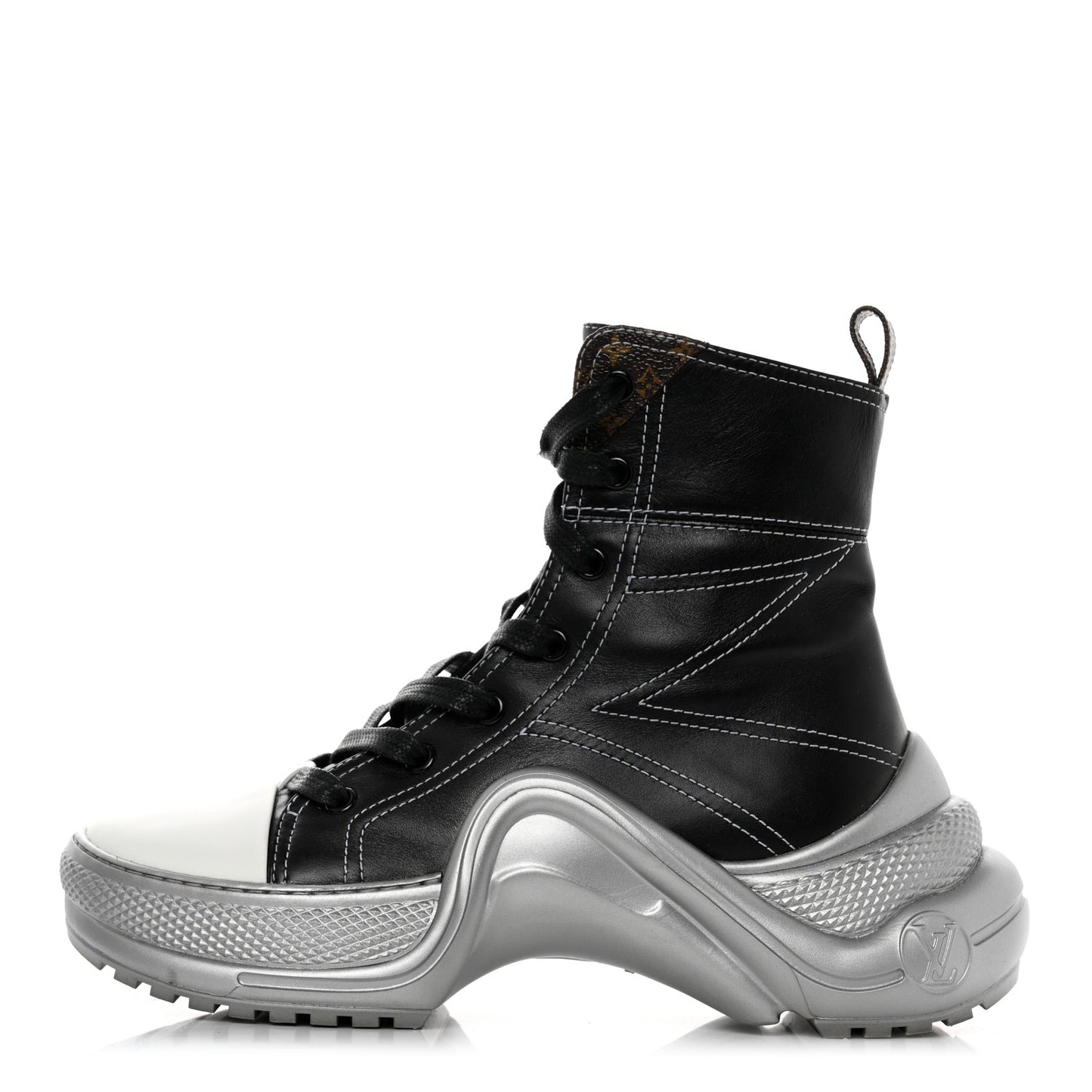Calfskin LV Archlight Sneaker Boots 36 Black