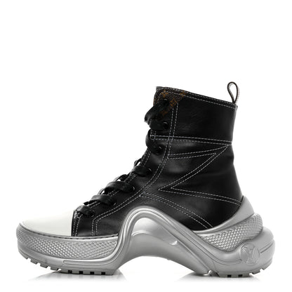 Louis Vuitton Calfskin LV Archlight Sneaker Boots 36 Black 1 of 8