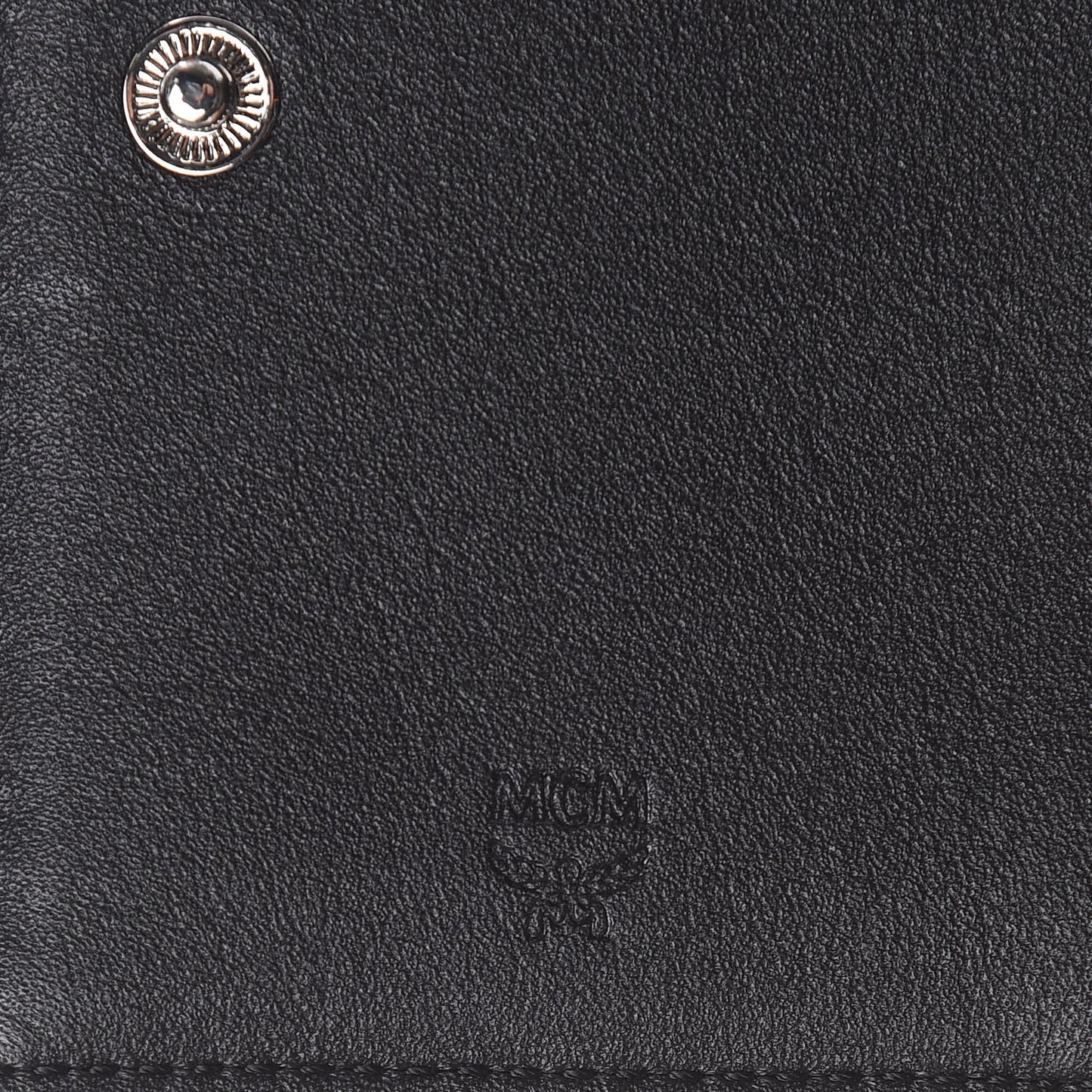 Calfskin Ottomar Monogram Mini Two Fold Klara Wallet Black