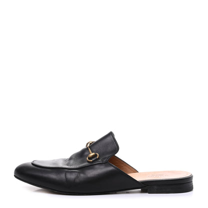 Gucci Calfskin Womens Princetown Slippers 39.5 Black 1 of 13