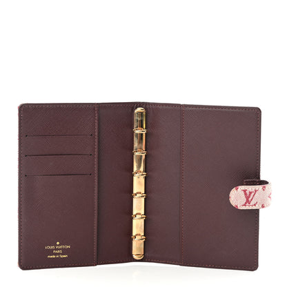 Louis Vuitton Mini Lin Small Ring Agenda Cover Cherry 5 of 9