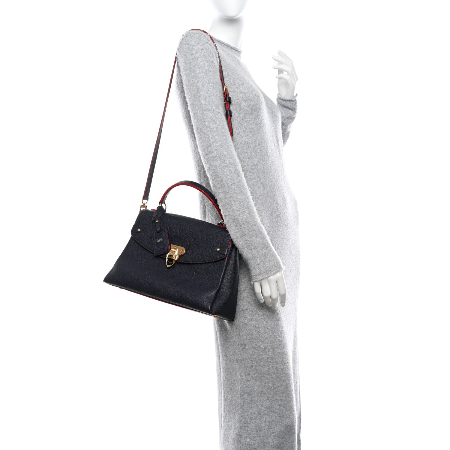 Louis Vuitton Empreinte Georges MM Marine Rouge 2 of 11