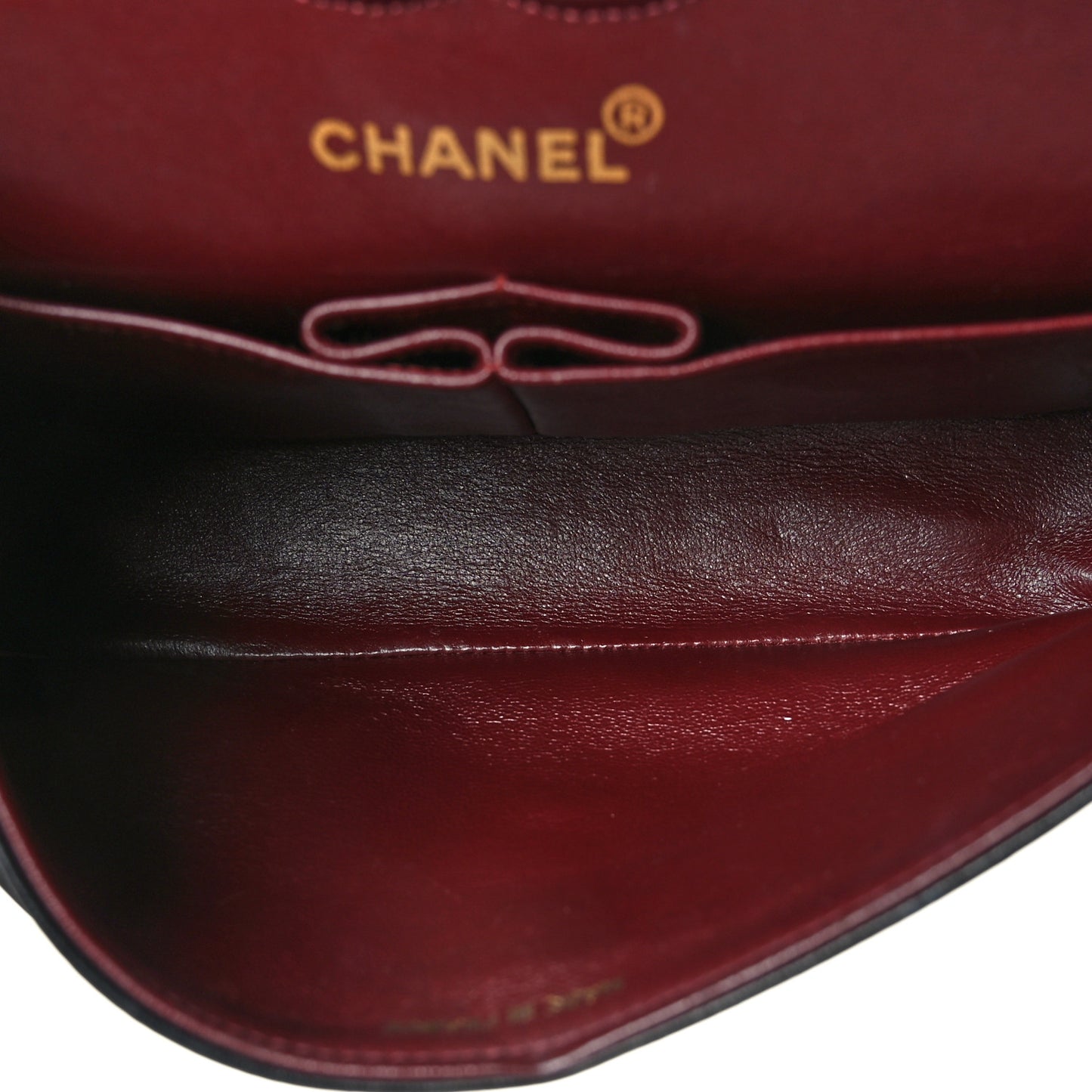 Lambskin Quilted Small Double Flap Black