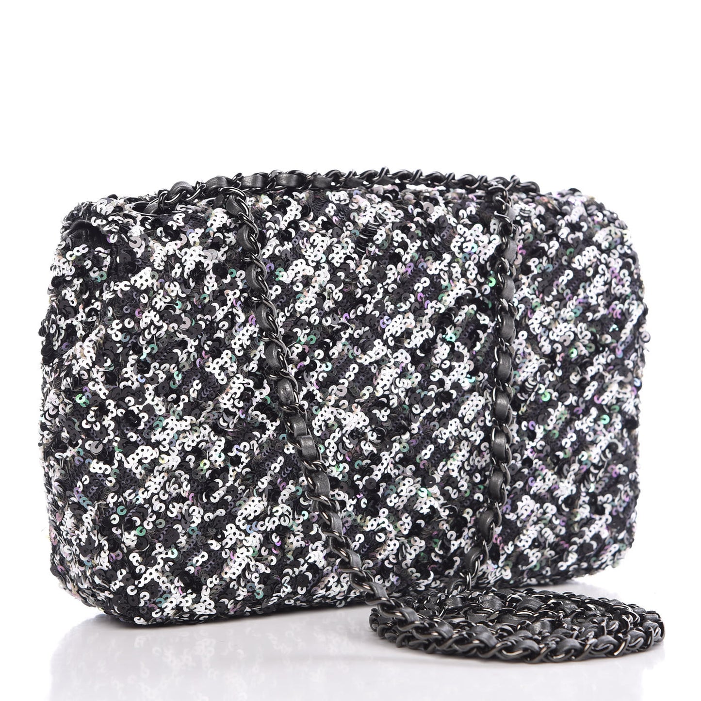 Sequin Small Single Flap Multicolor
