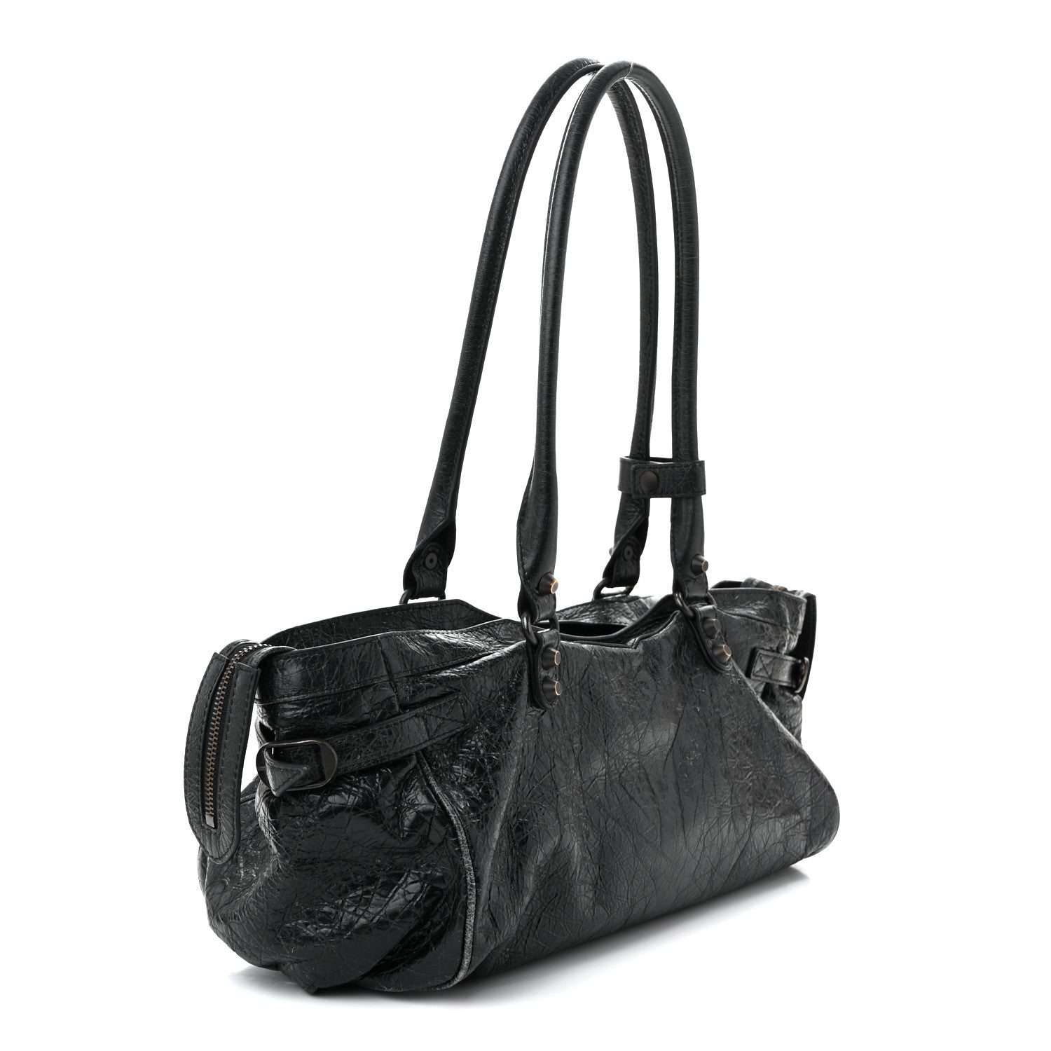 Balenciaga Agneau Arena Classic Hardware East West Le City Black 3 of 10