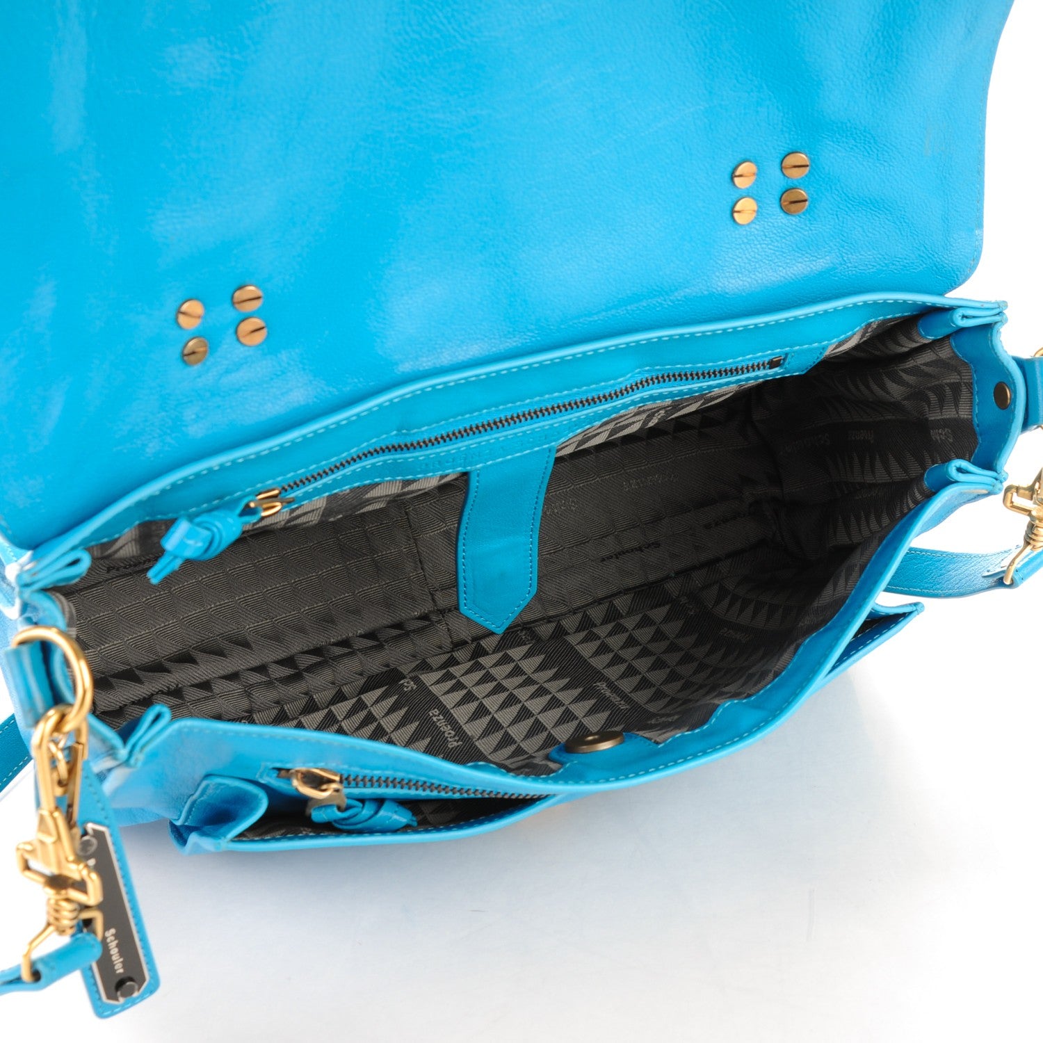 Proenza Schouler Lambskin Medium PS1 Satchel Sky Blue 5 of 8