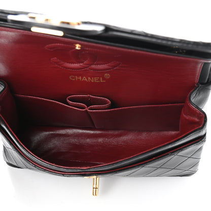 Chanel Lambskin Quilted Small Double Flap Black 5 of 12