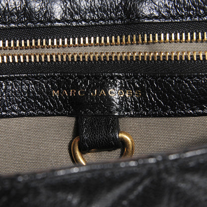 Marc Jacobs Lacquered Lambskin Baroque The XL Single Flap Black 6 of 11