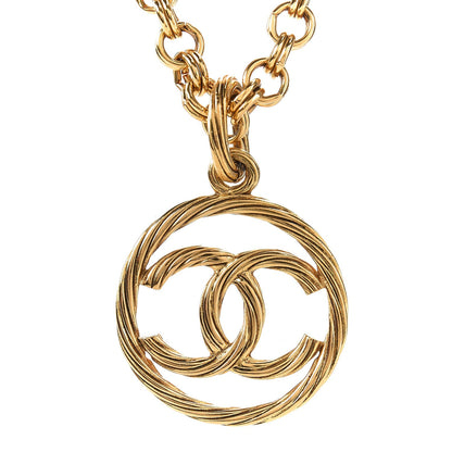 Chanel Chain CC Long Necklace Gold 4 of 6