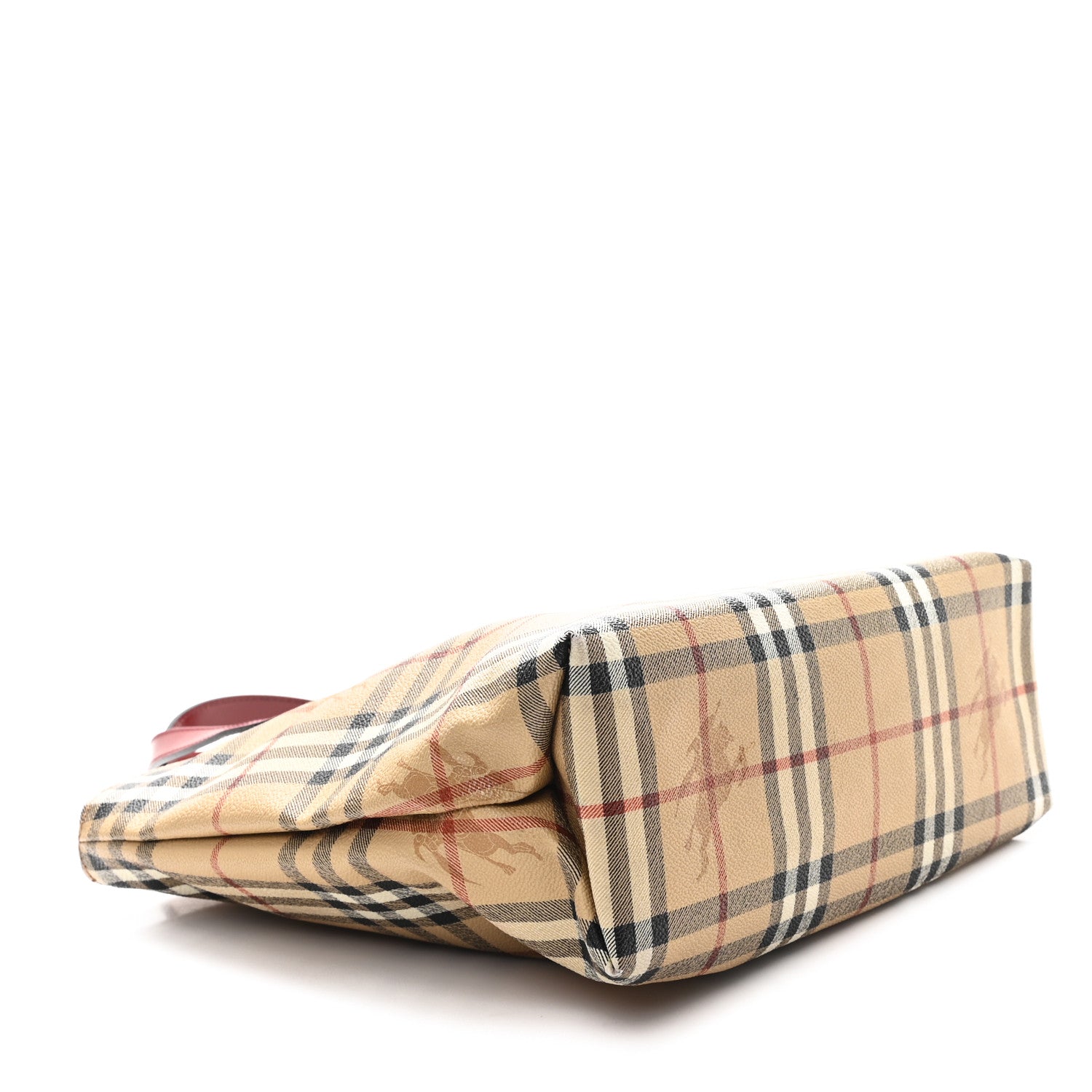Burberry Haymarket Check Medium Tote Red 4 of 10