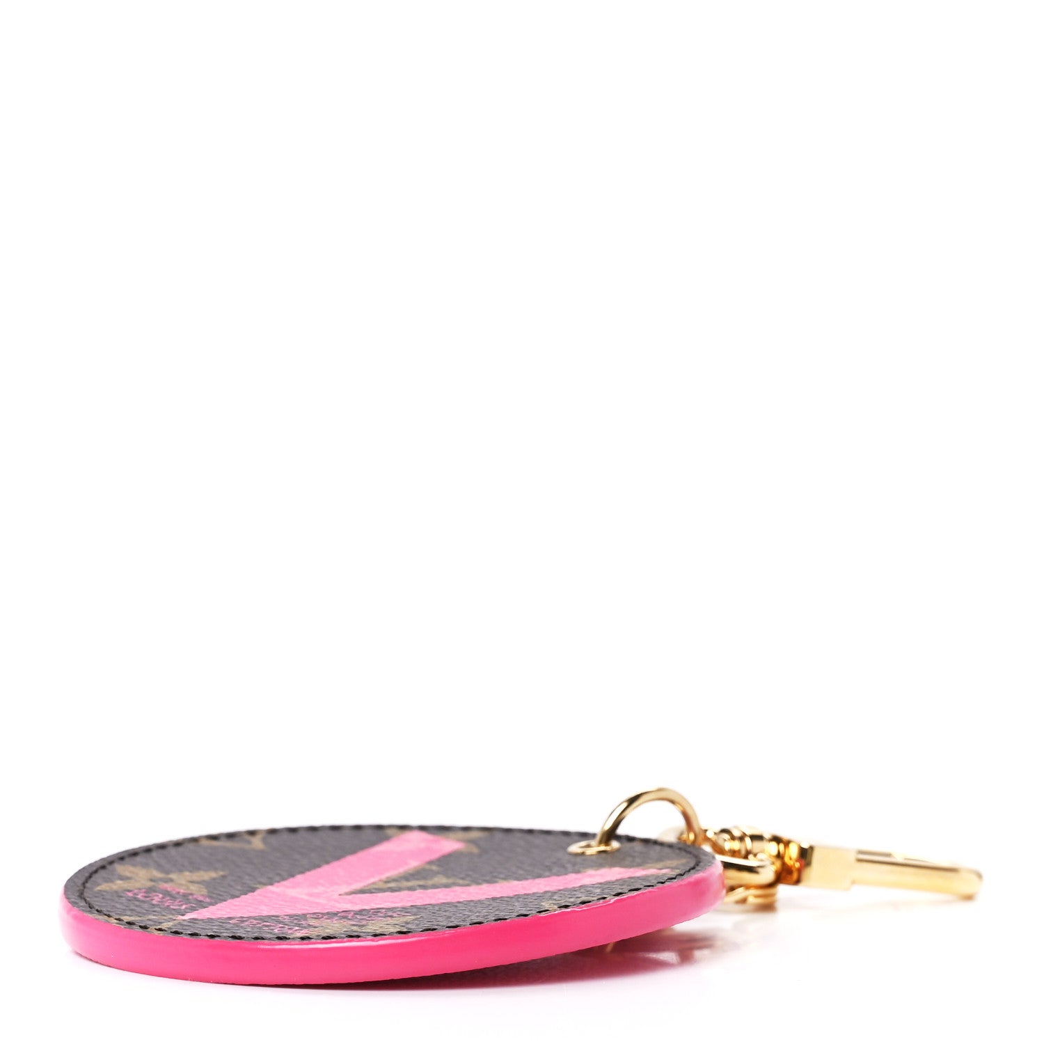 Louis Vuitton Monogram Illustre V Bag Charm Key Ring Grenade 7 of 9