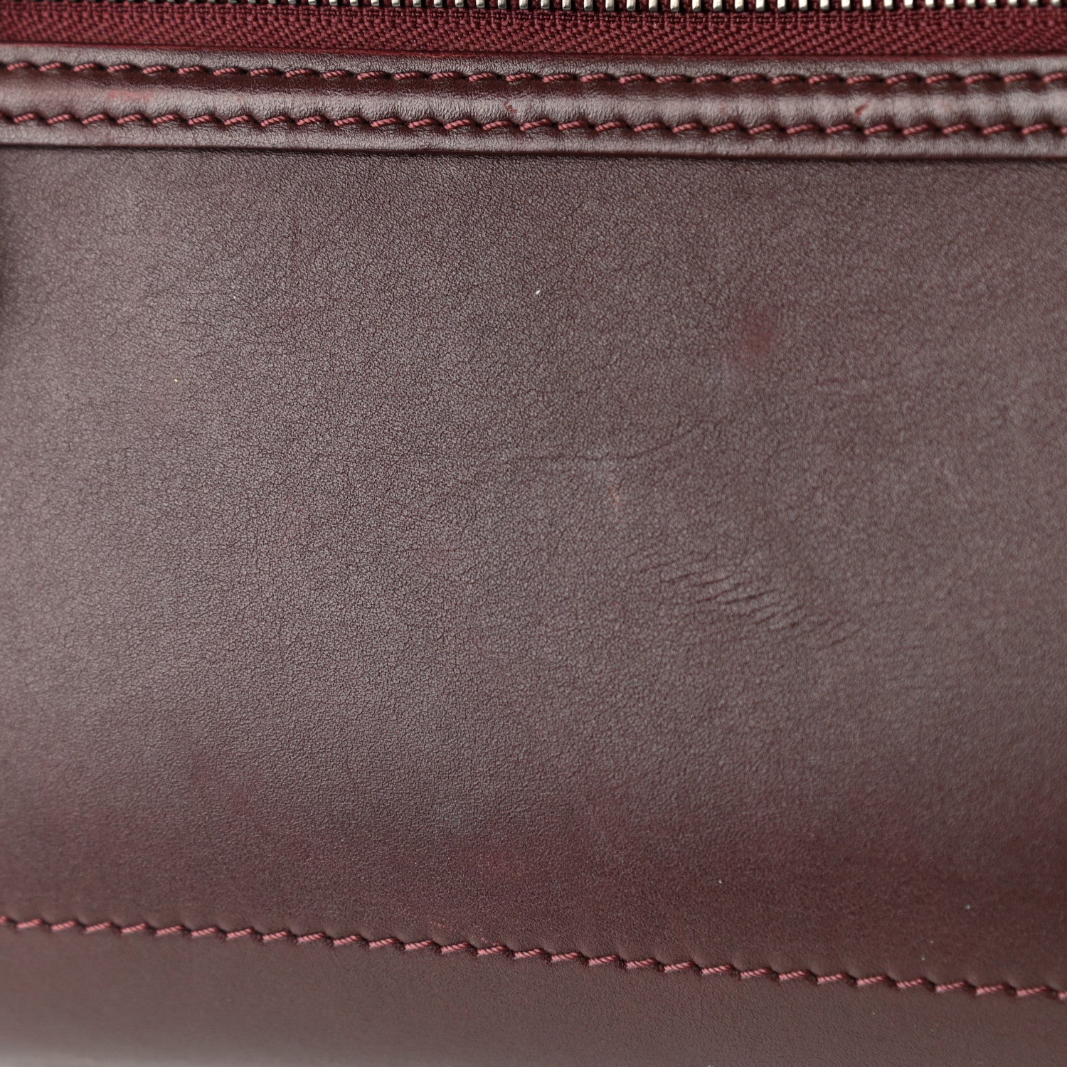 Celine Smooth Calfskin Small Luggage Burgundy 15 of 18
