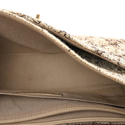 Chanel Metallic Tweed Quilted Medium Single Flap Beige Multicolor 5 of 10