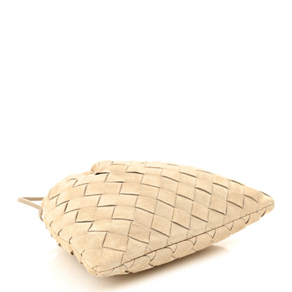Bottega Veneta Suede Intrecciato Small Dustbag Ecru Gold 4 of 10