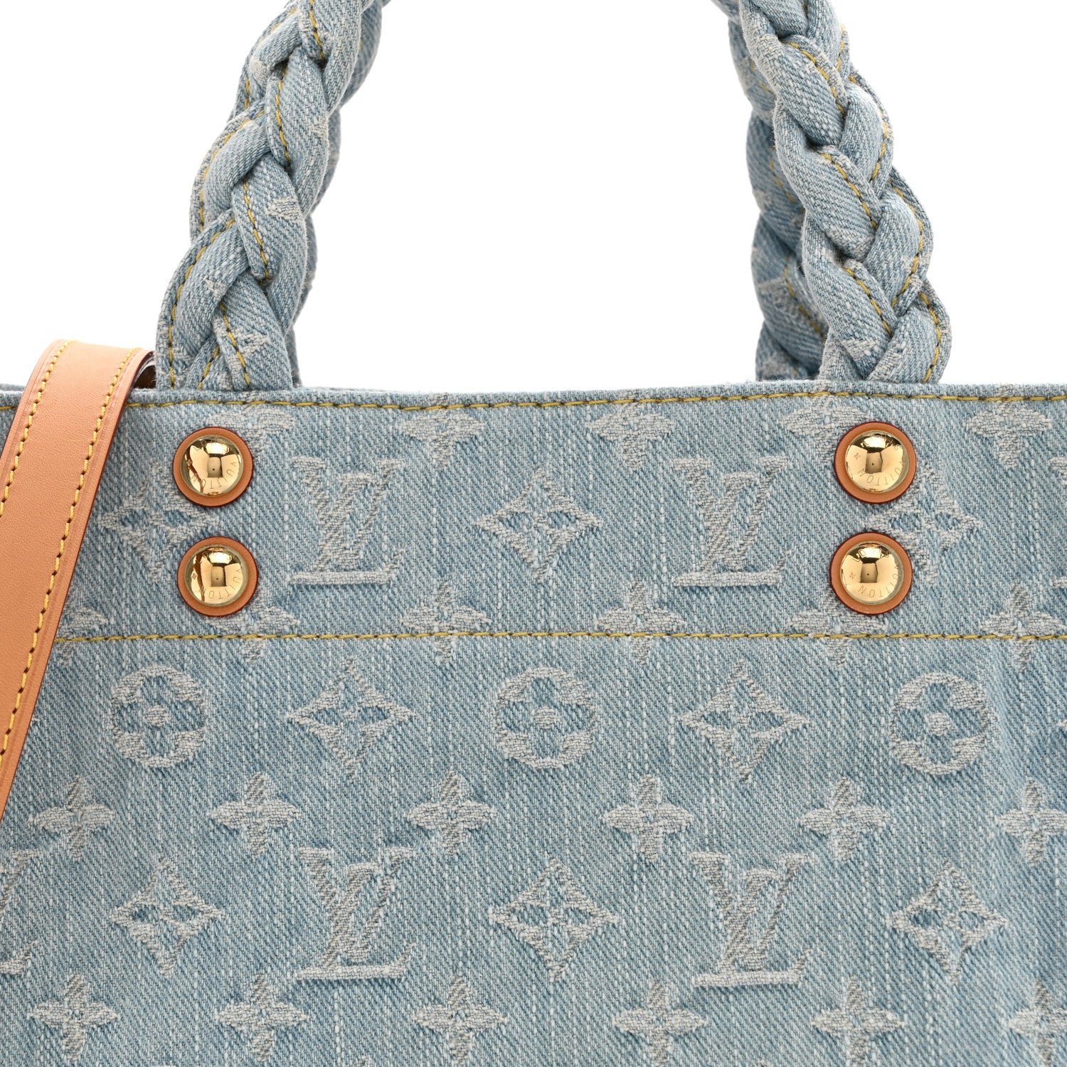 Louis Vuitton Monogram Washed Denim Let Go PM Sky Blue 7 of 10