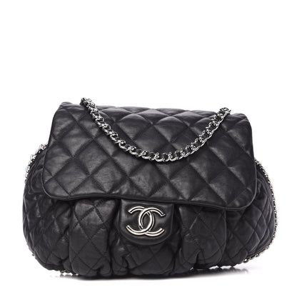 Chanel Washed Lambskin Quilted Large Chain Around Messenger 1 of 10