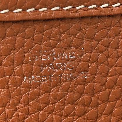 Hermes Taurillon Clemence Evelyne III PM Gold 6 of 9