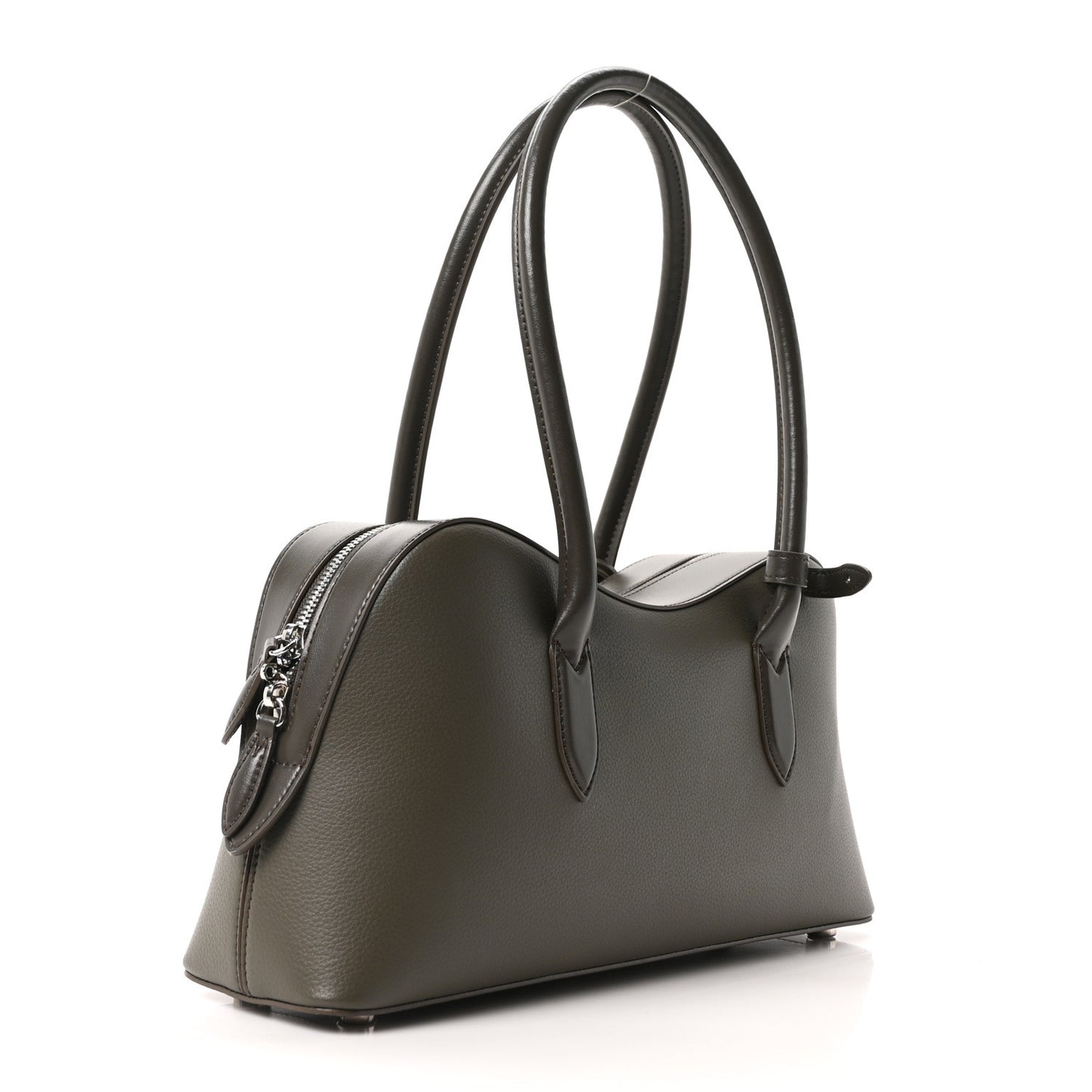 Eco Grainy Alter Mat Ryder Shoulder Bag Dark Olive