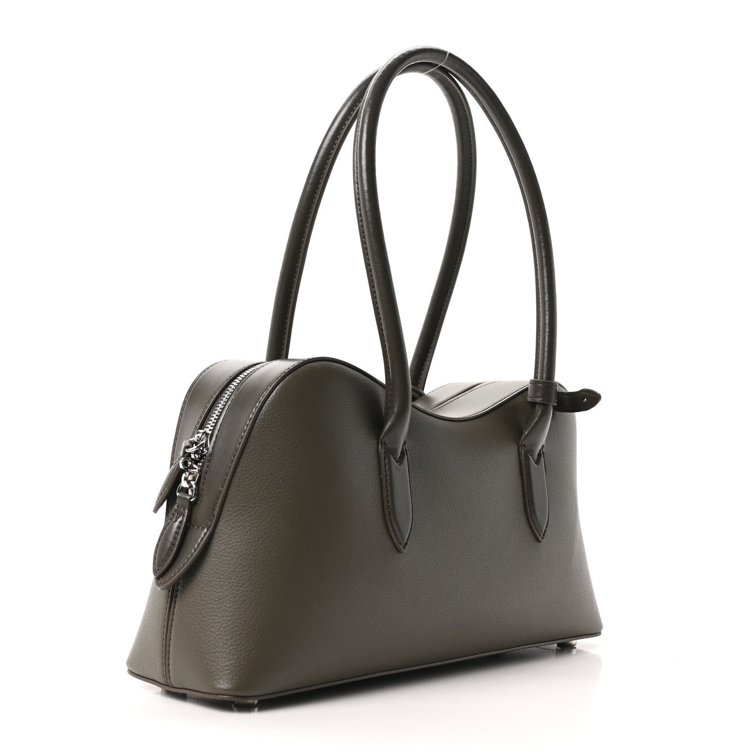 Stella McCartney Eco Grainy Alter Mat Ryder Shoulder Bag Dark Olive 3 of 10