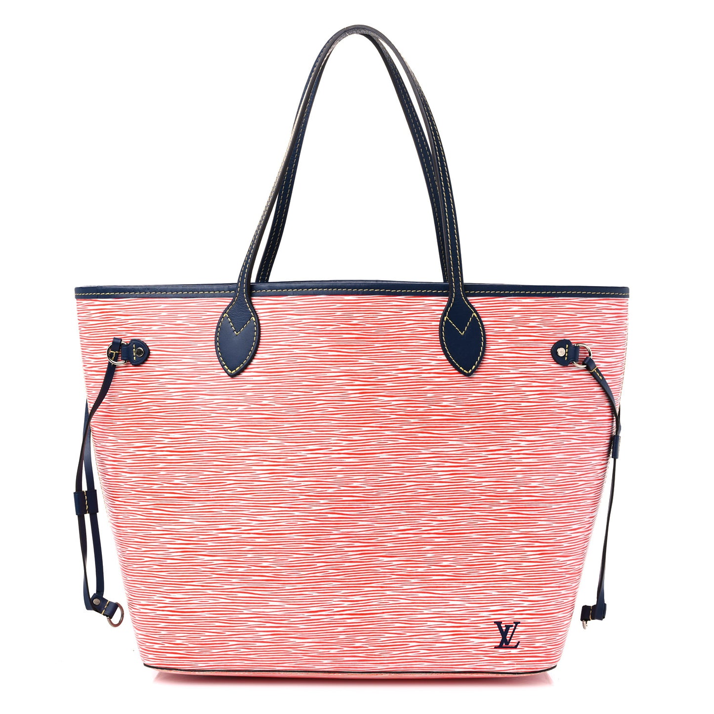 Epi Neverfull MM Denim Red