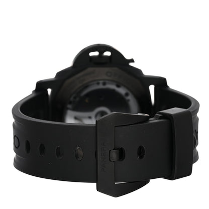 Panerai Ceramic Rubber 44mm Luminor 1950 3 Days Chrono Flyback Automatic Watch Black PAM00580 3 of 5