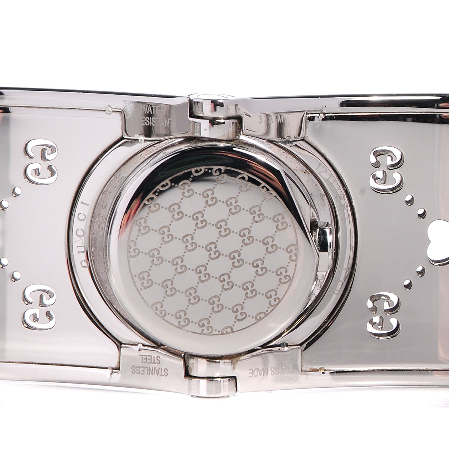 Stainless Steel Mother of Pearl 23mm Twirl Heart Quartz Watch