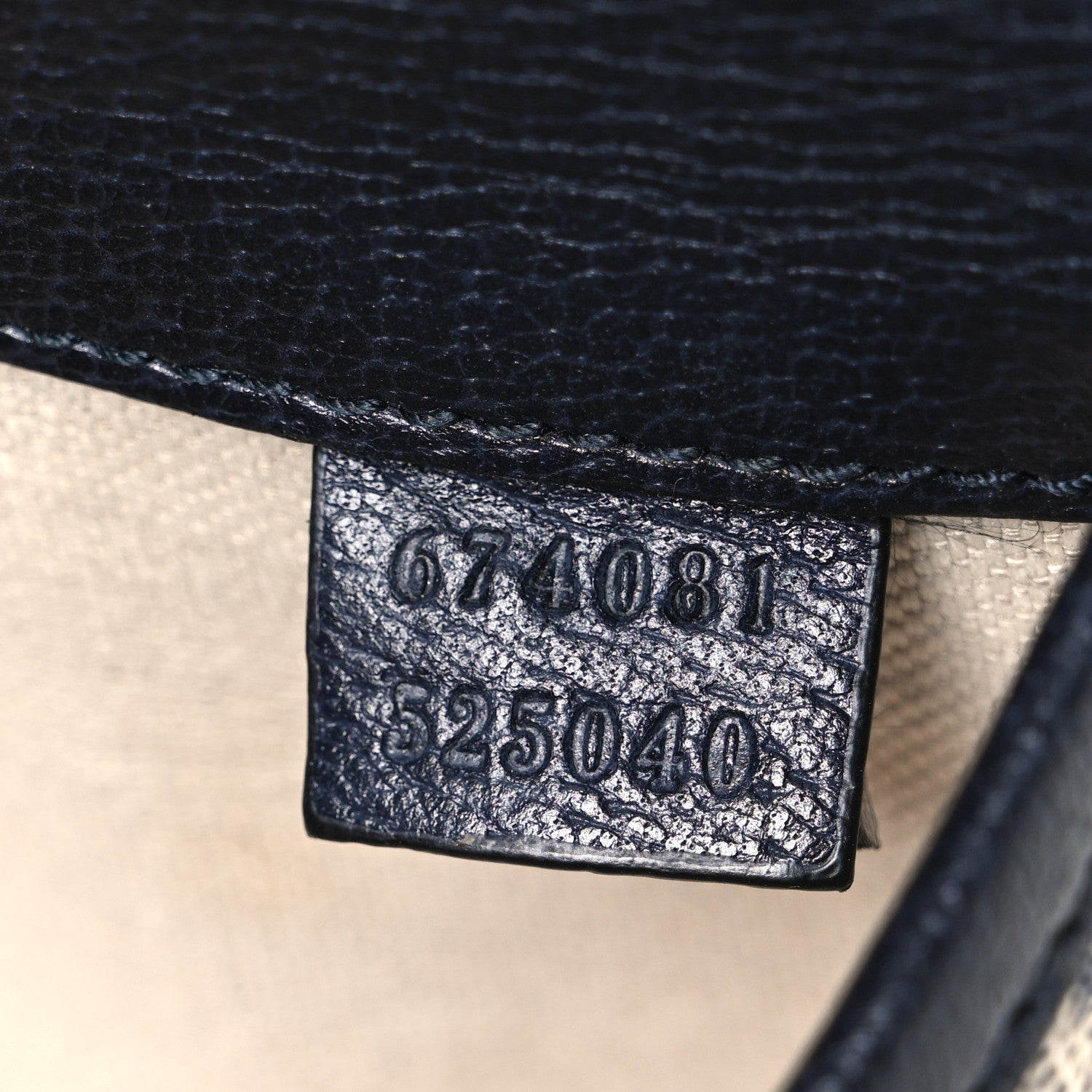 Gucci GG Supreme Monogram Web Small Ophidia Belt Bag 95 38 Beige Navy 7 of 10