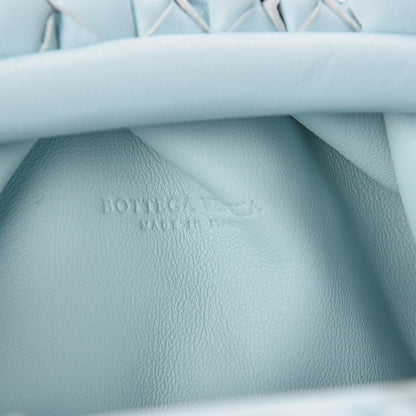 Bottega Veneta Nappa Intrecciato The Mini Pouch Topazio Silver 6 of 9