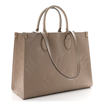 Louis Vuitton Empreinte Monogram Giant Onthego MM Tourterelle 3 of 10