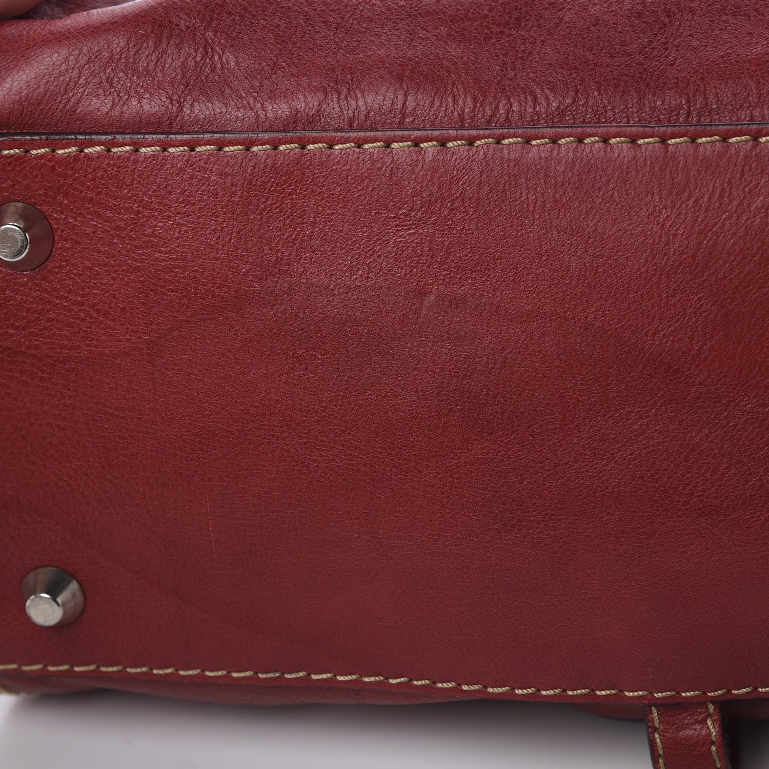 Chloe Calfskin Edith Satchel Whiskey 12 of 20