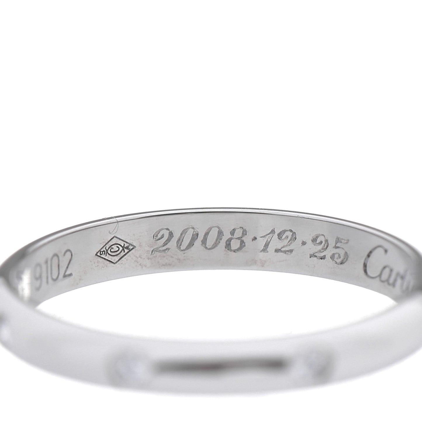 Platinum 3 Diamond 2.6mm 1895 Wedding Band Ring 50 5.25