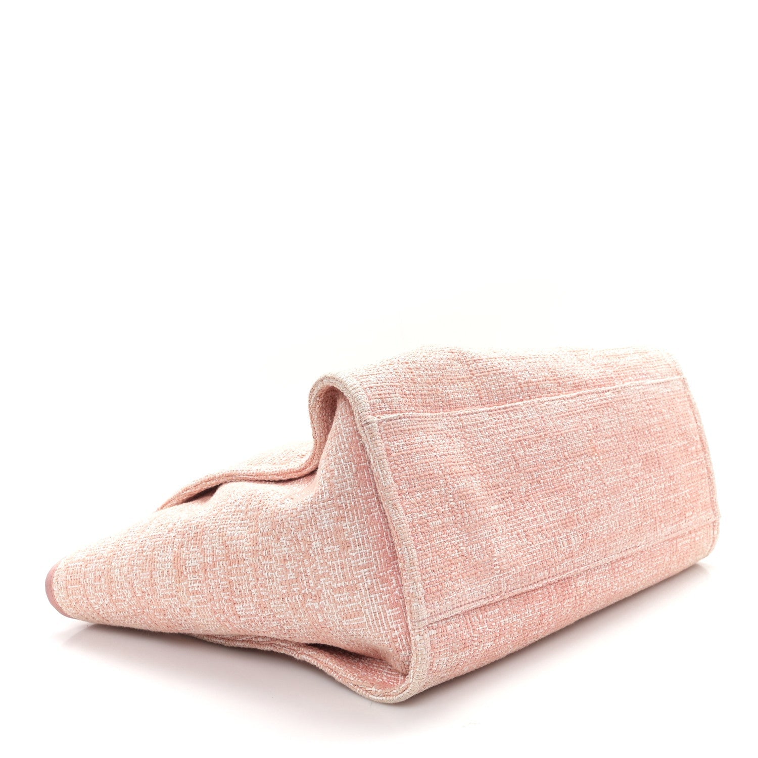 Chanel Lurex Boucle Deauville Medium Tote Pink 4 of 11