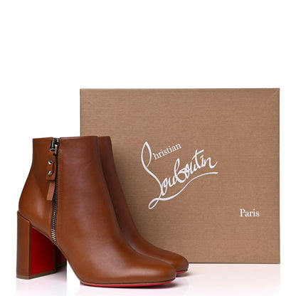 Christian Louboutin Calfskin Ziptotal 85 Booties 40.5 Cuoio 15 of 15