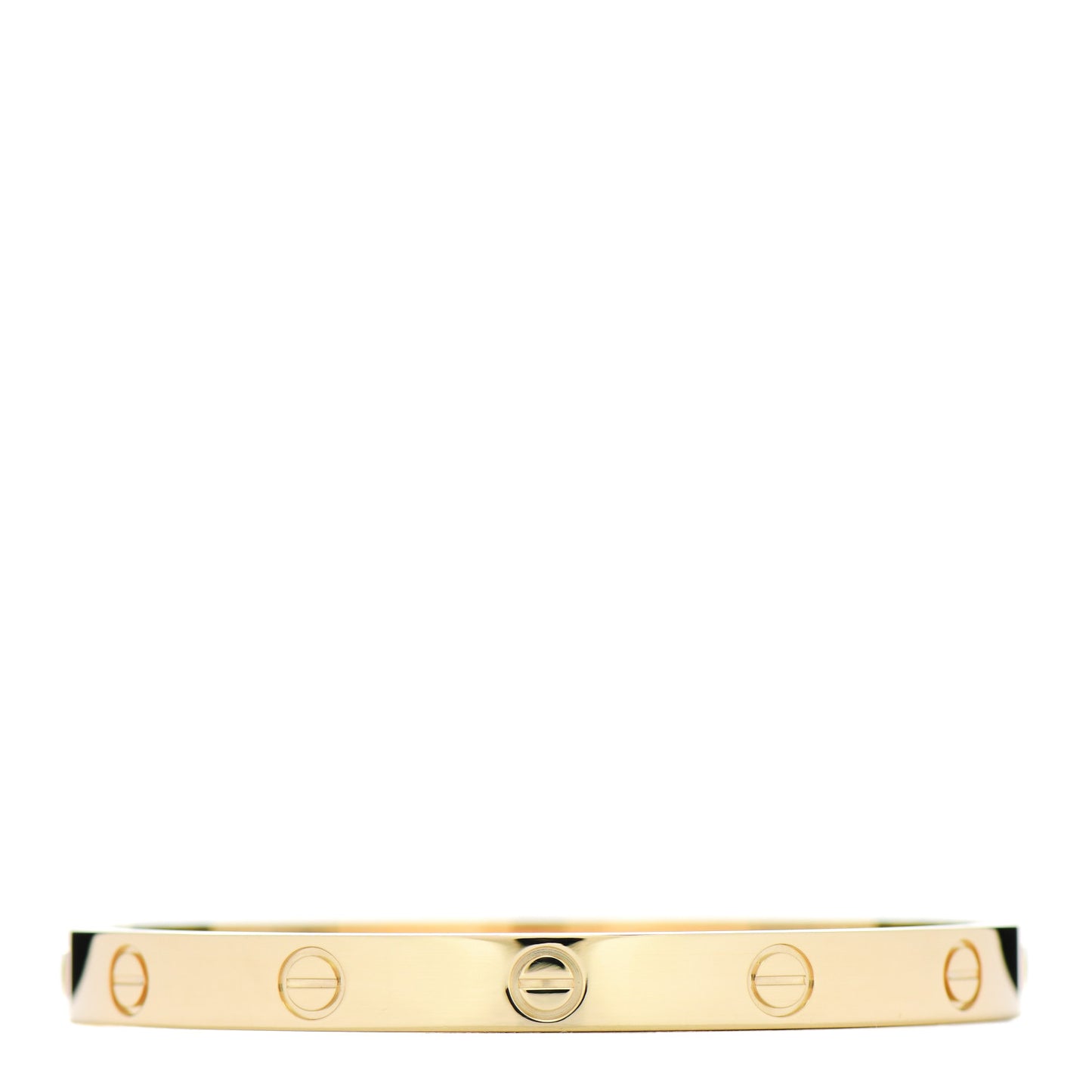18K Yellow Gold LOVE Bracelet 17